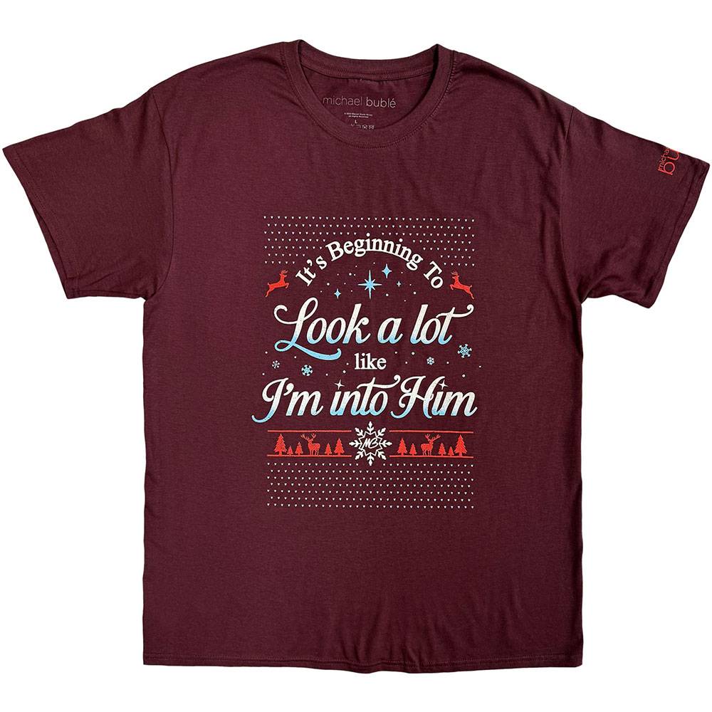 Michael Buble - Into Him Heren Tshirt - Rood